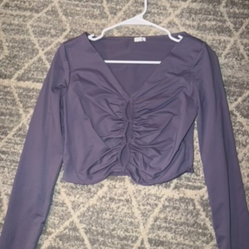 Garage Women's Long Sleeve Crop Top